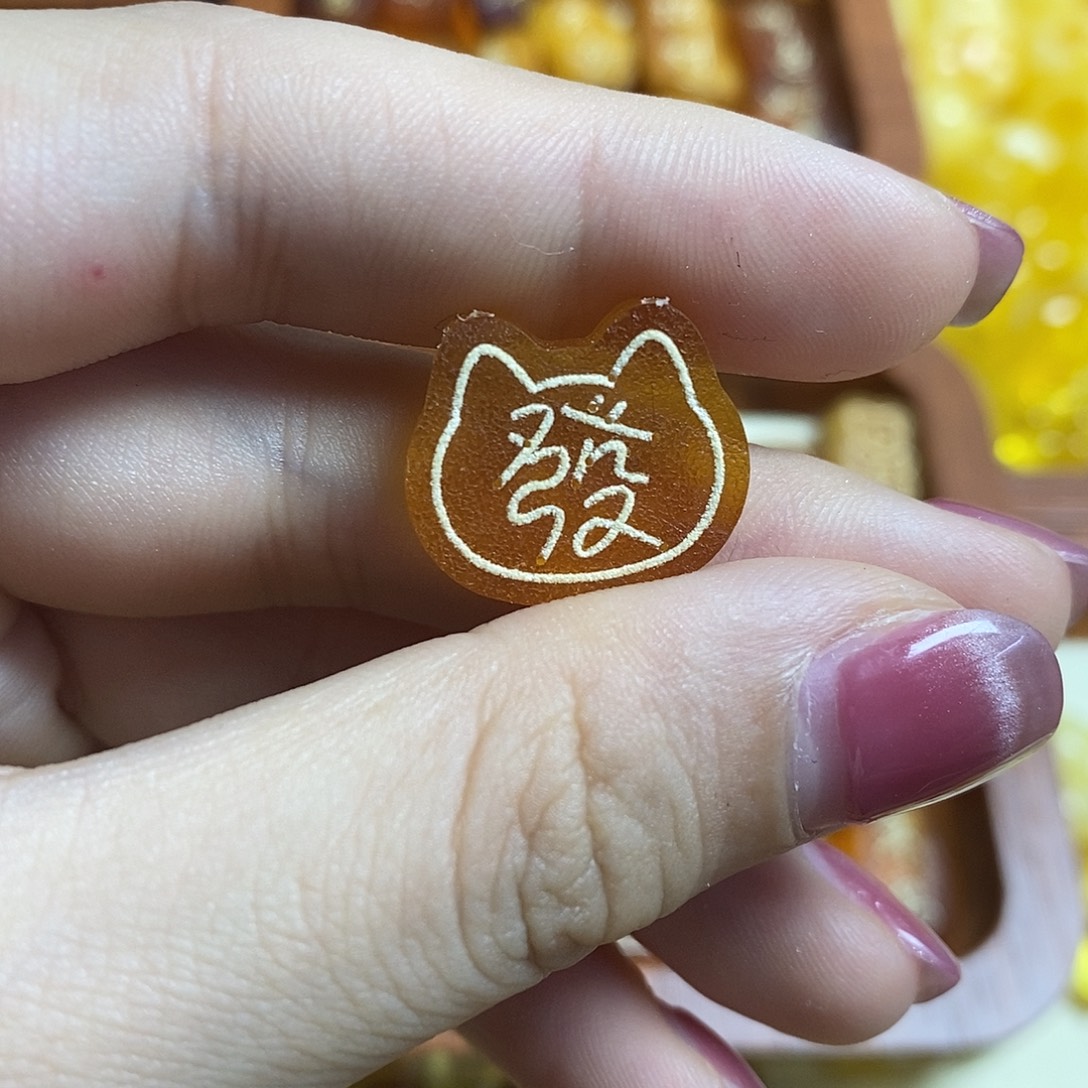 橄榄核吊坠小原皮