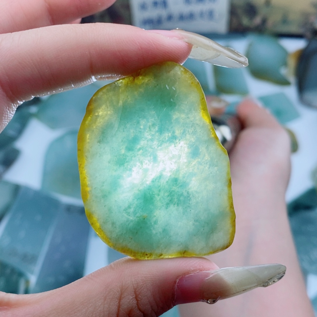 散珠翡翠天然缅甸翡翠A货（不包工）