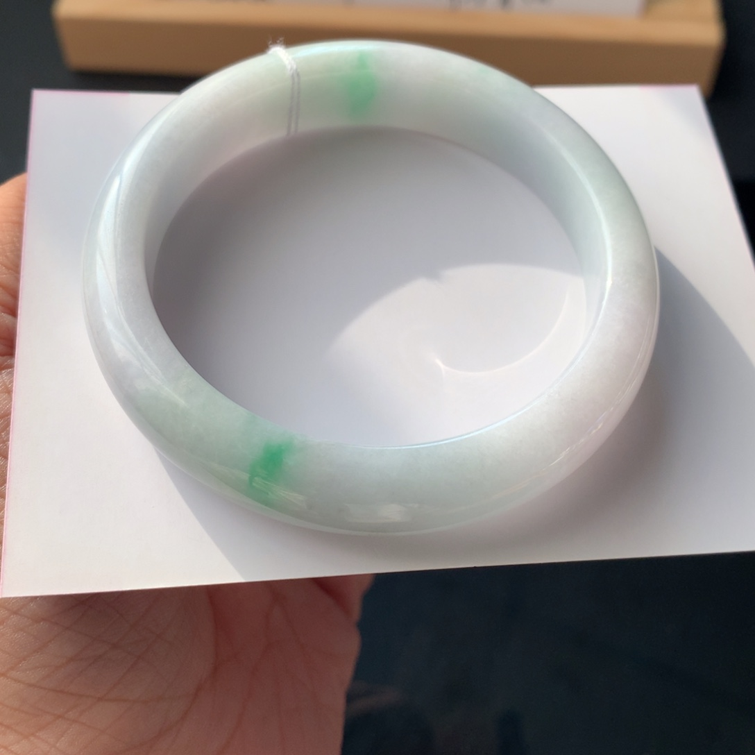 翡翠未镶嵌手镯13号53.7-11.2-7.8