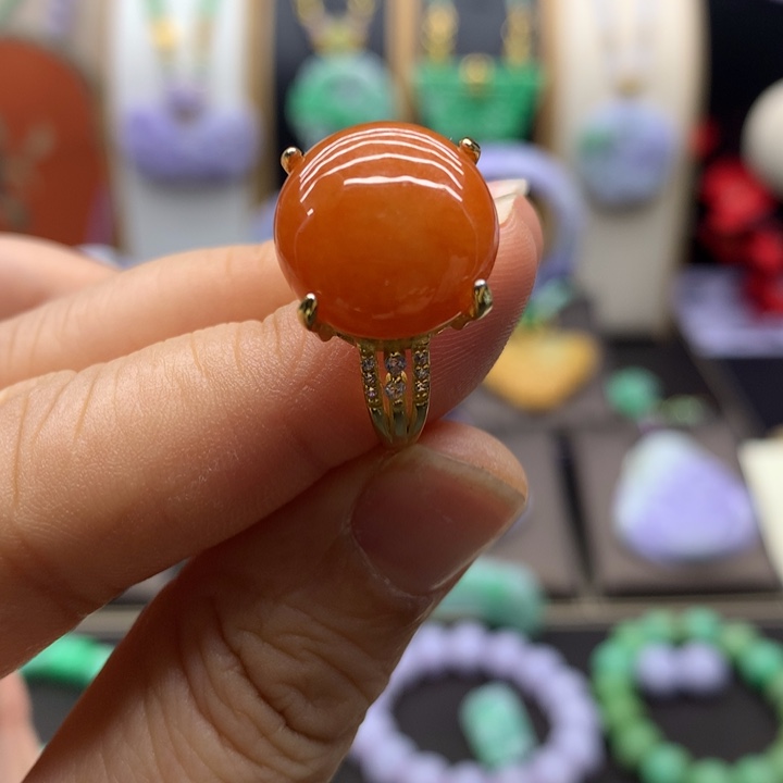 翡翠未镶嵌吊坠(不含链)翡翠戒指