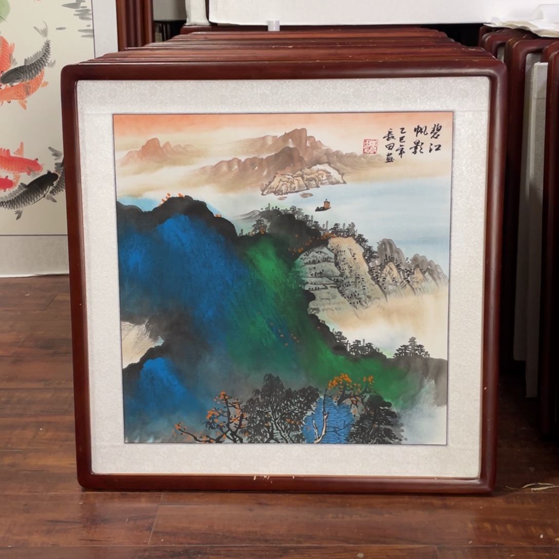 国画带框尺寸63*63厘米