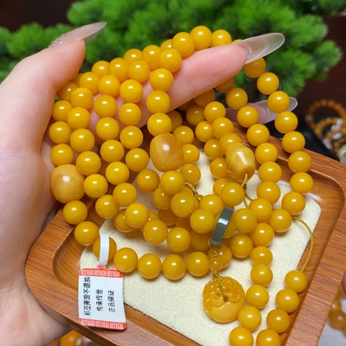 【闪购商品】未镶嵌蜜蜡手链手串