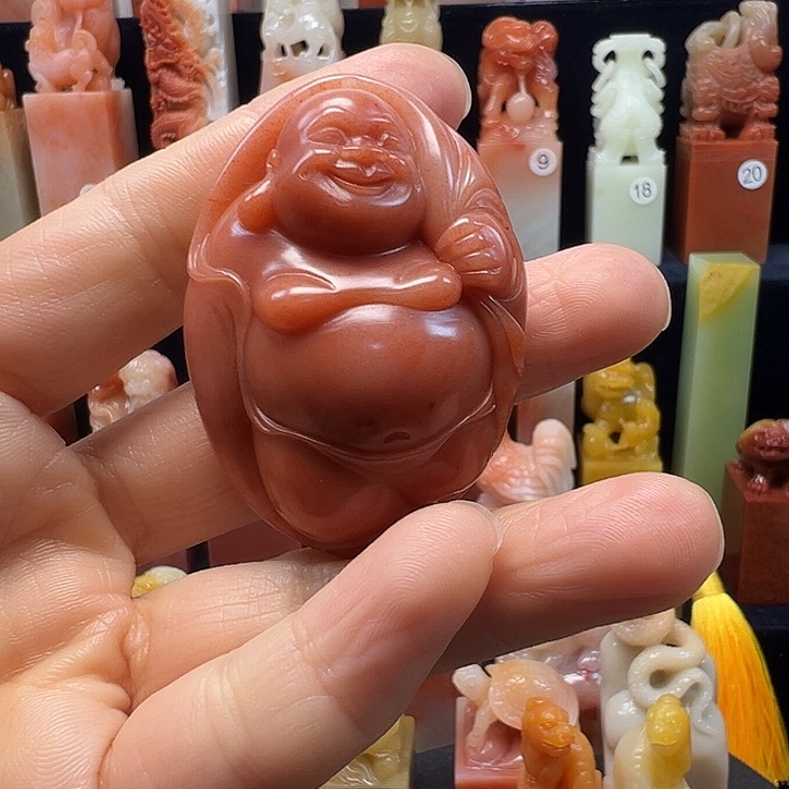 寿山石印石寿山石手工雕刻