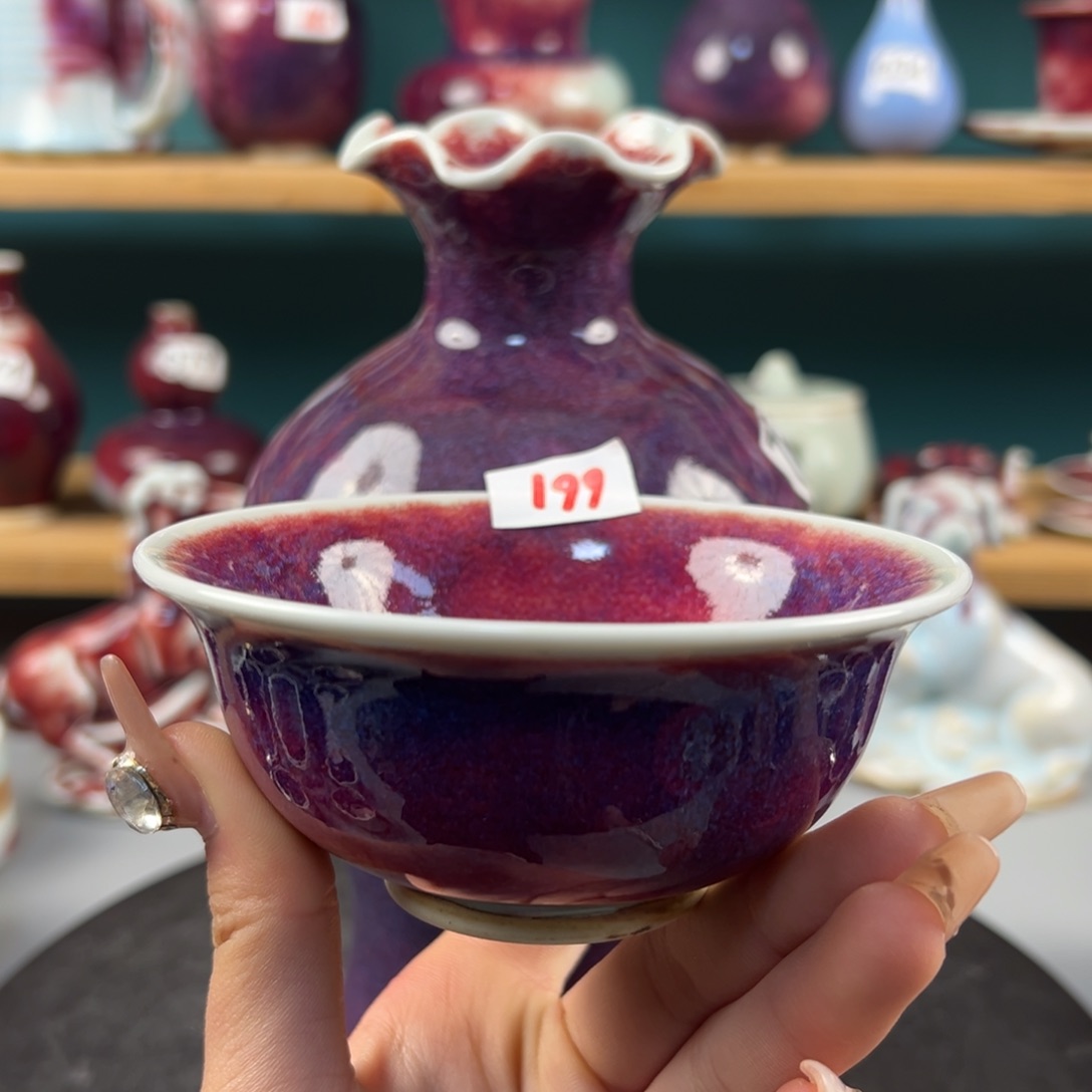 瓷片全品无暇主人杯纯手工