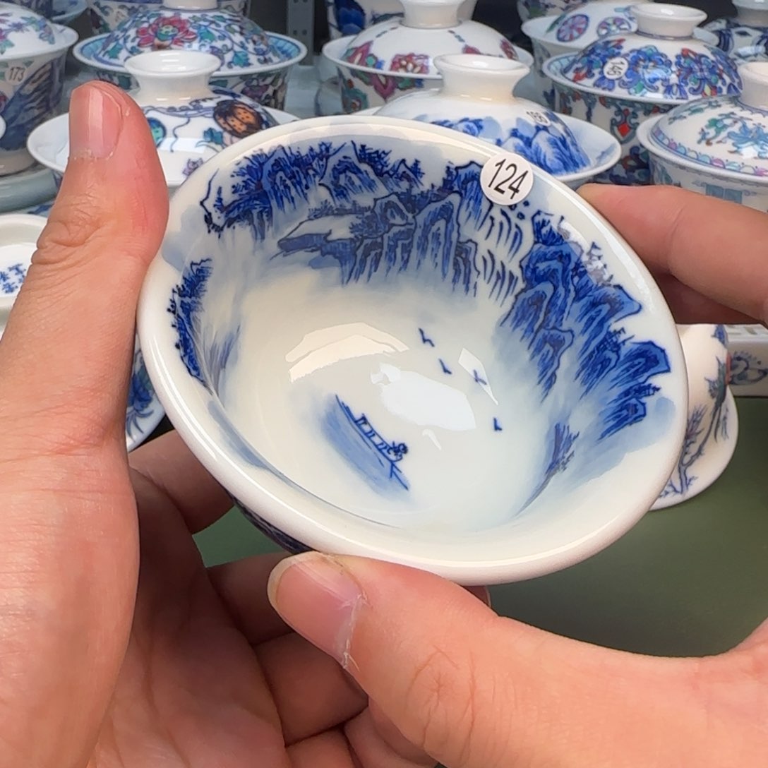 彦祖纯手工手绘茶具124