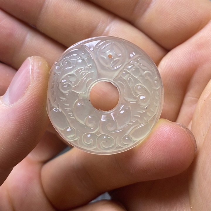 岫玉天然岫玉挂件未镶嵌