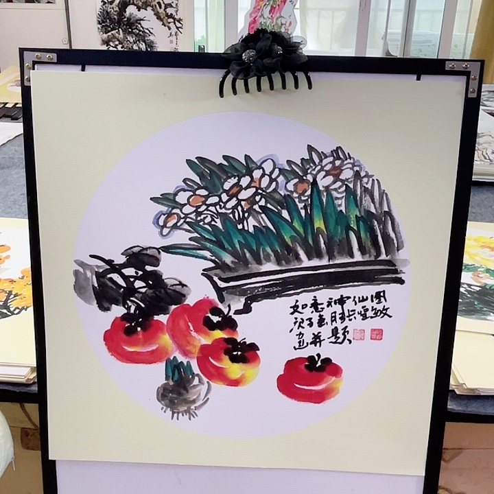 国画张圣敏先生纯手绘作品