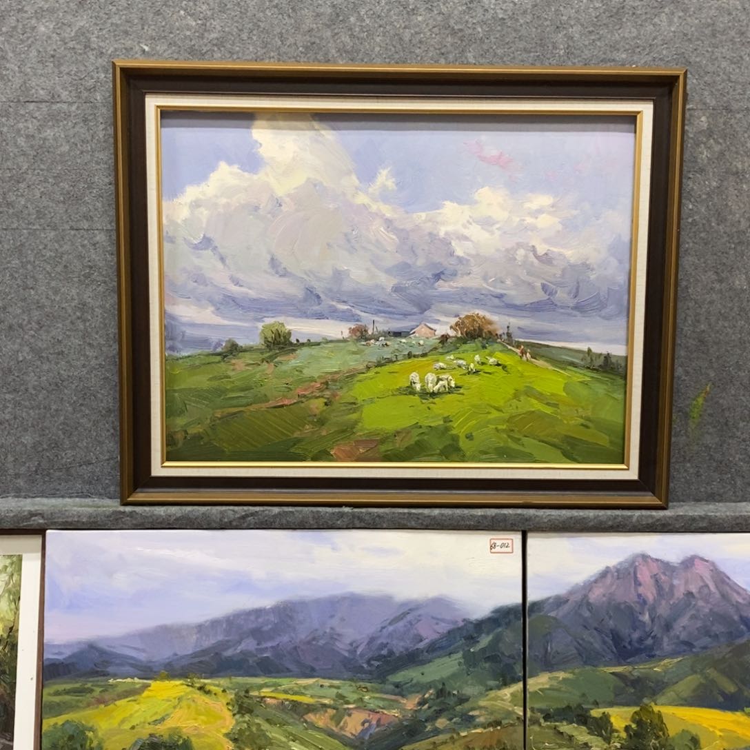 油画带外框画芯尺寸60x 80 c m