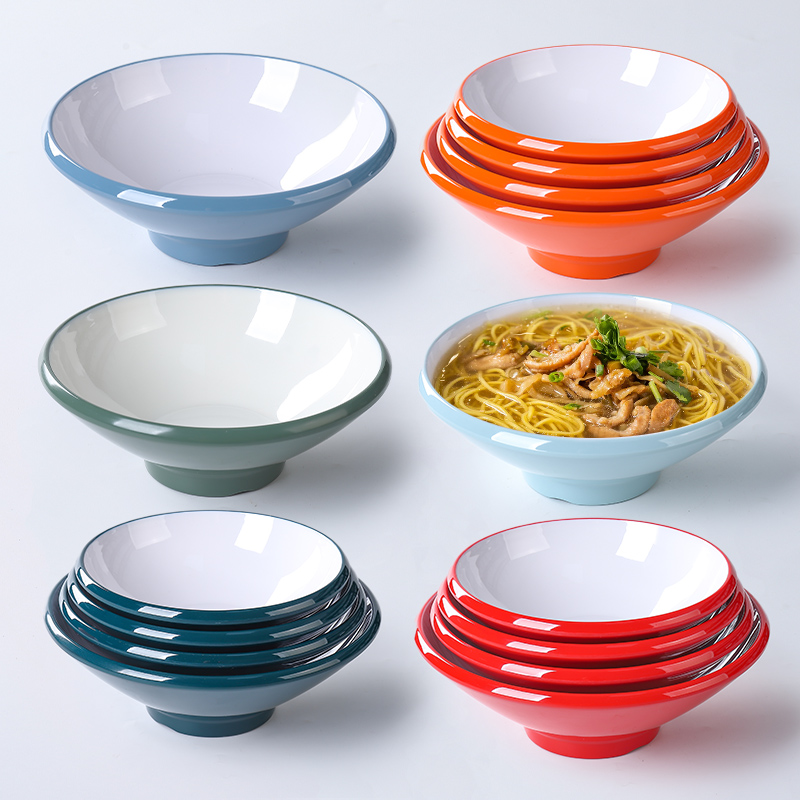 仿瓷密胺餐具面碗日式拉面碗螺蛳粉碗拌面碗重庆小面碗面馆专用