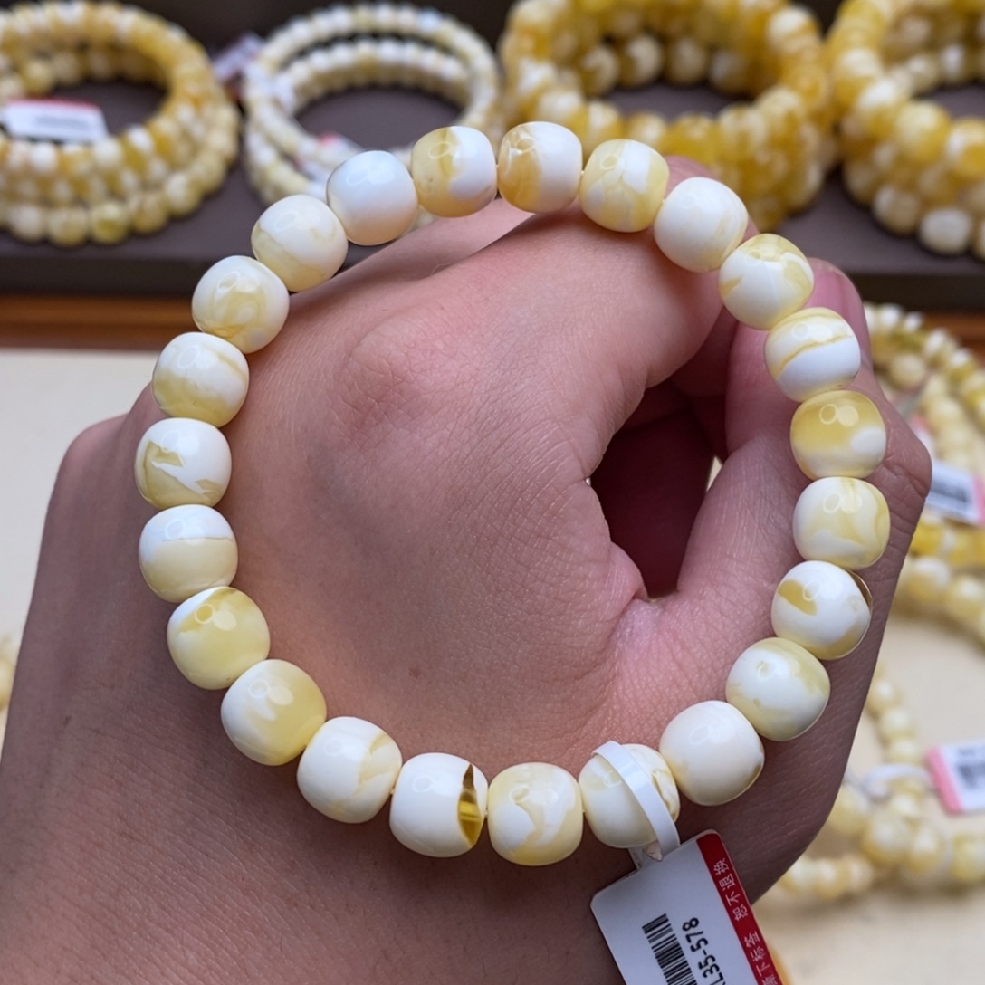 琥珀未镶嵌珠宝奇石9.5mm