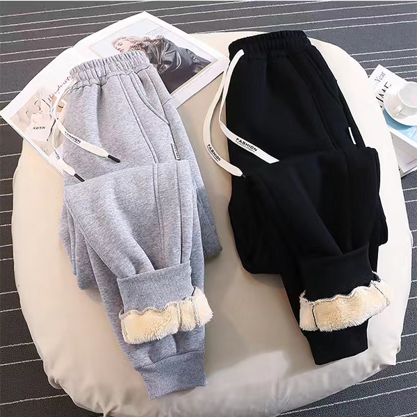 【清仓处理】冬季卫裤运动裤休闲宽松大码高腰显瘦百搭束脚情侣款