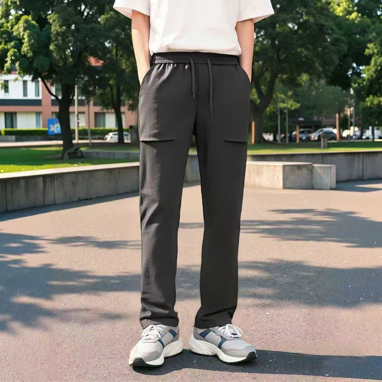 [四季款]男士户外休闲裤运动弹力商务休闲裤子直筒百搭135款