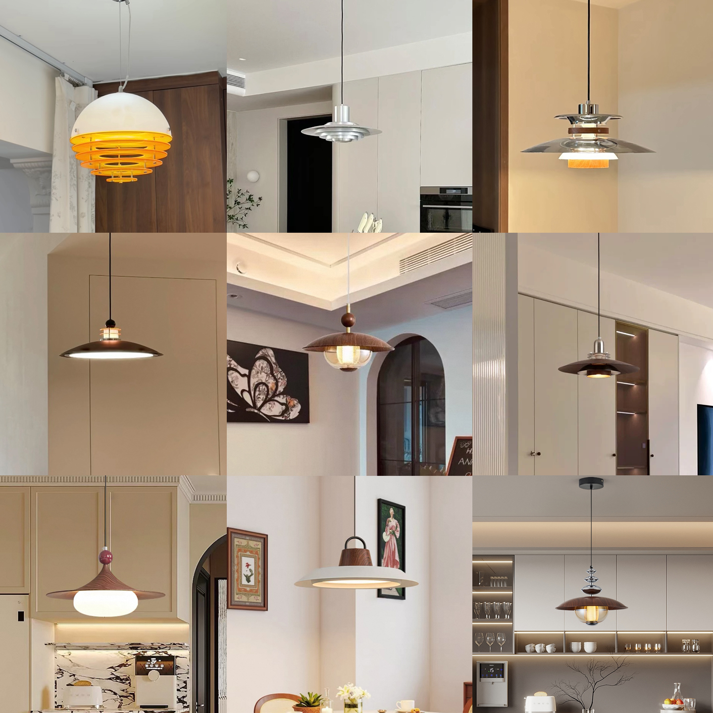 法式220V吊灯主卧主灯北欧吧台客厅灯简约