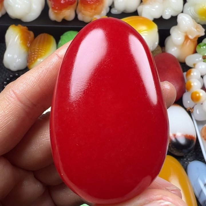 新疆戈壁五彩石金丝