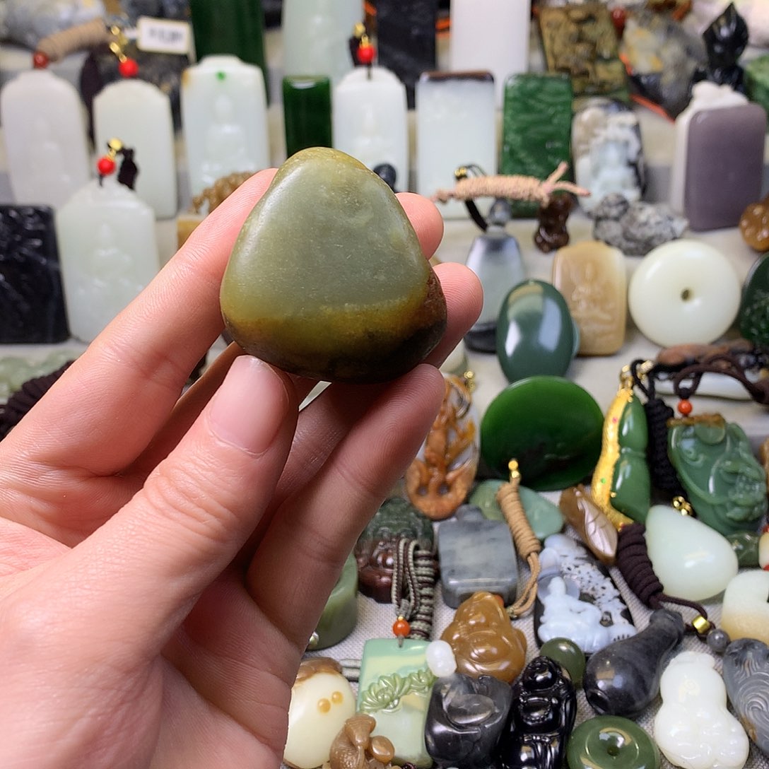 和田玉手串未镶嵌