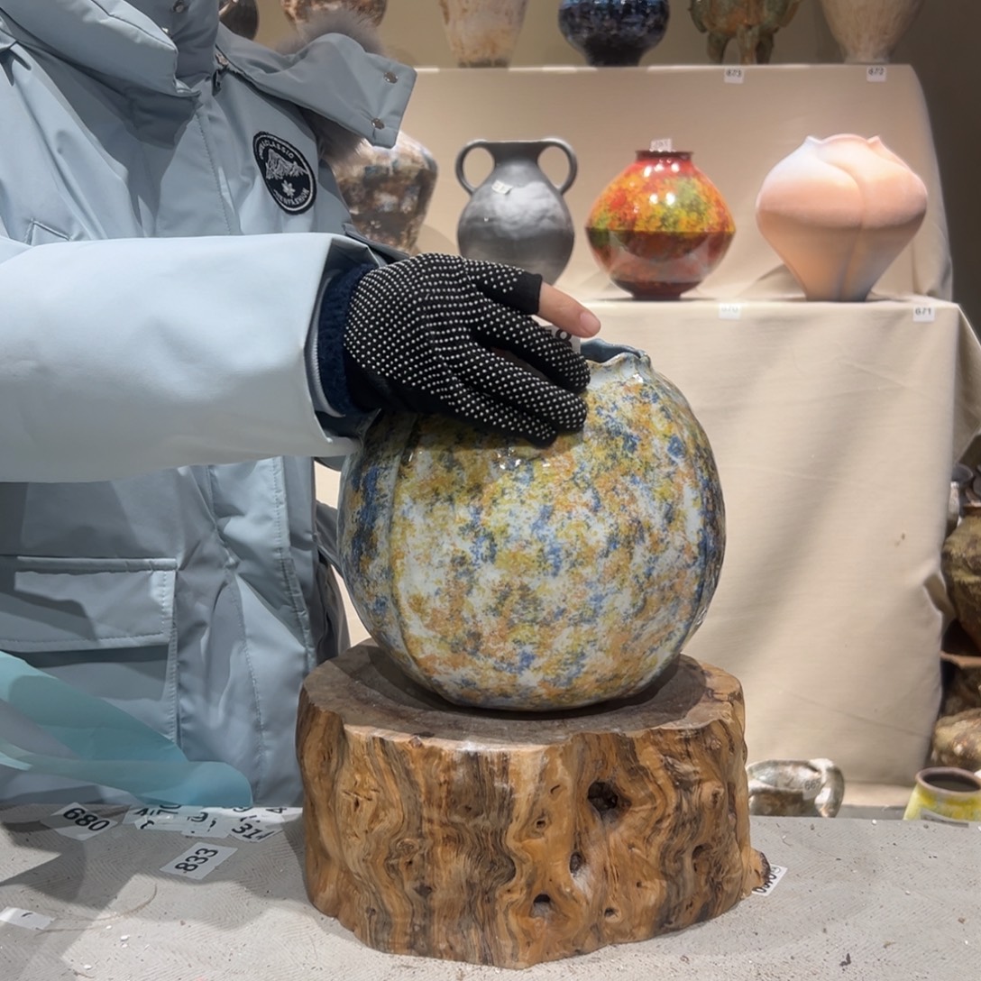 景德镇高温陶瓷花瓶摆件758花瓶摆件