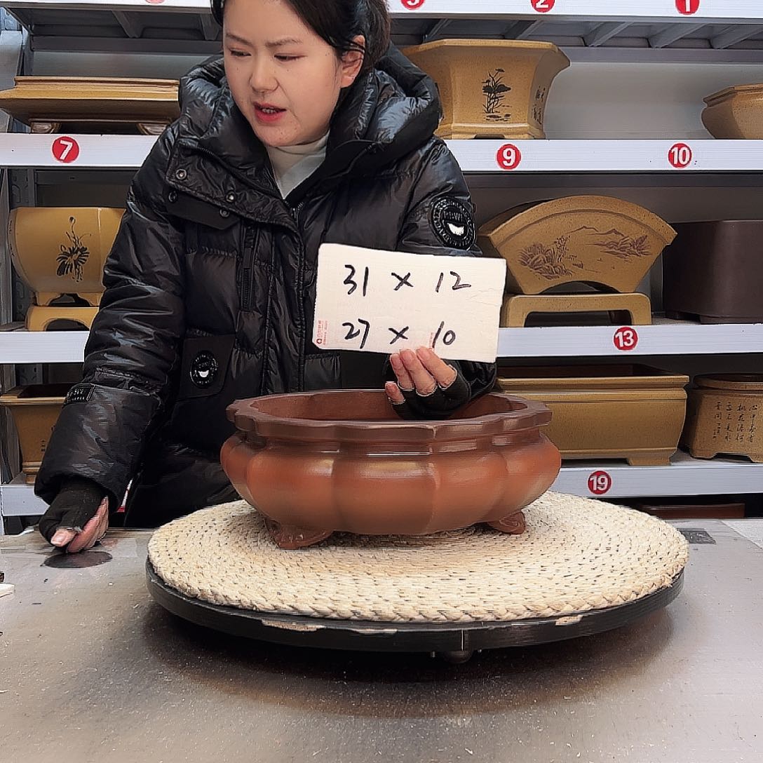 紫砂花盆紫砂花盆