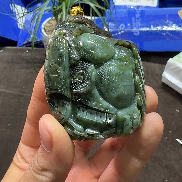 未镶嵌和田玉（糖玉）车挂