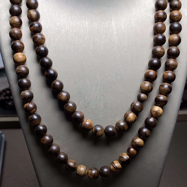 手串沉香越南芽庄黄棋瘤疤0.8×108