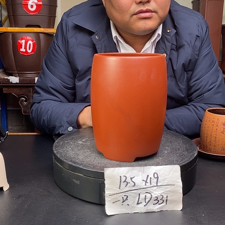 紫砂花盆货号一只LD331