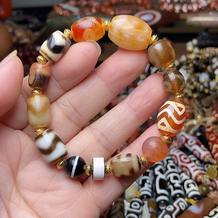 玛瑙/玉髓未镶嵌手链