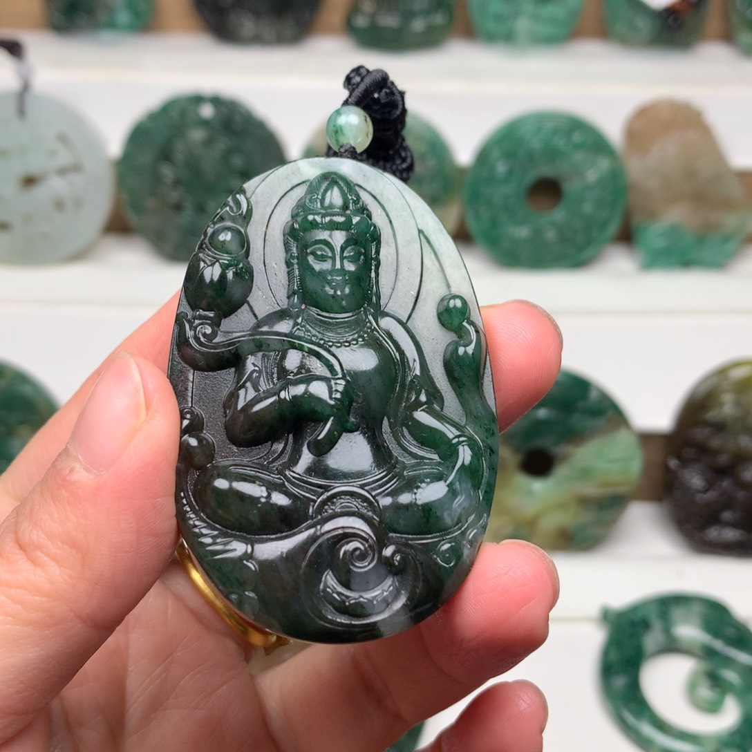 独山玉颈饰未镶嵌1*3