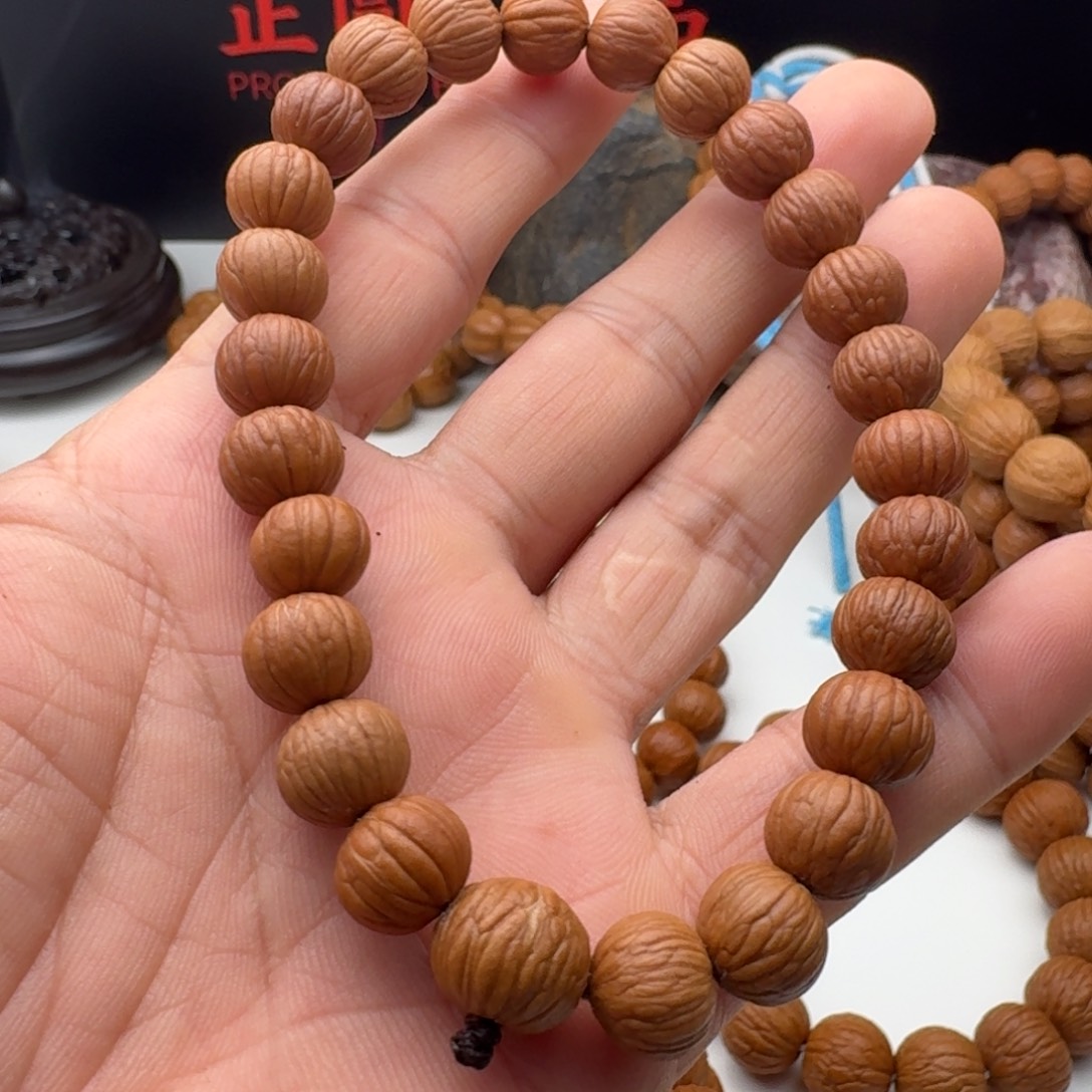 匠***8猴头核桃手串原皮原色同尺特价款