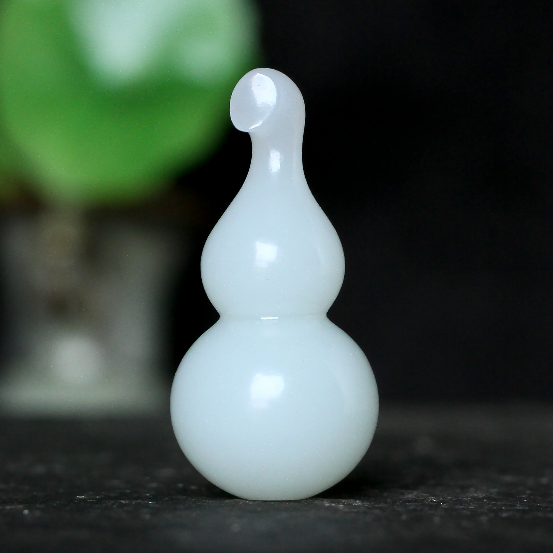新疆和田玉葫芦福禄吊坠白玉精雕立体精致寓意气质时尚百搭40