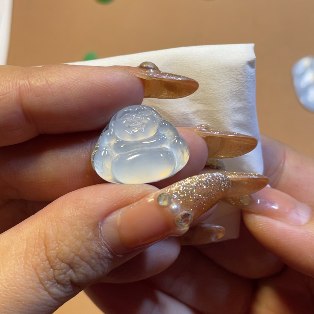 定制翡翠未镶嵌佛公