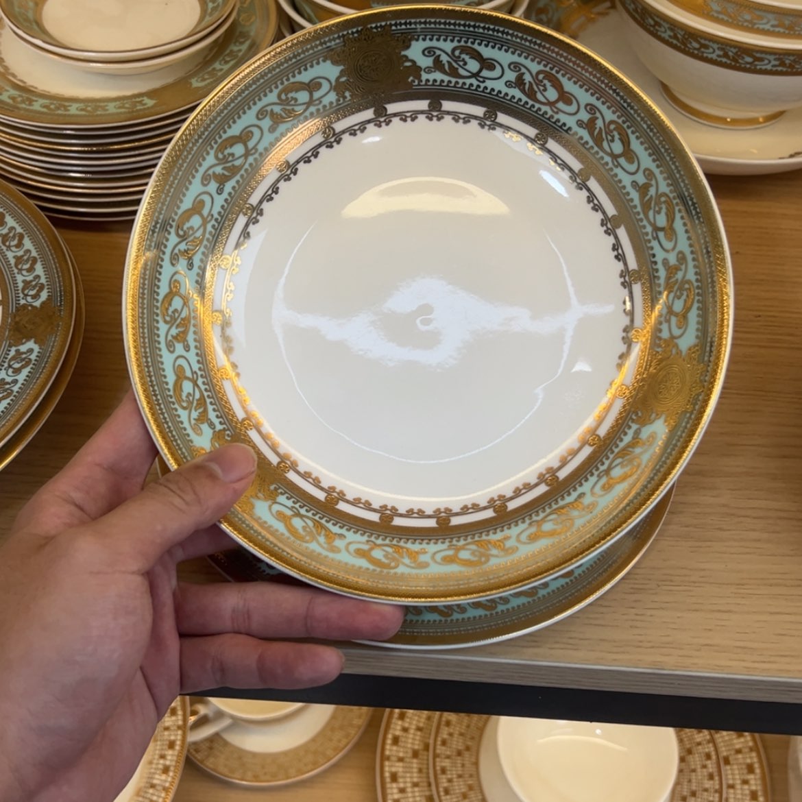 【闪购商品】瓷片8寸深菜盘两个一单福利价