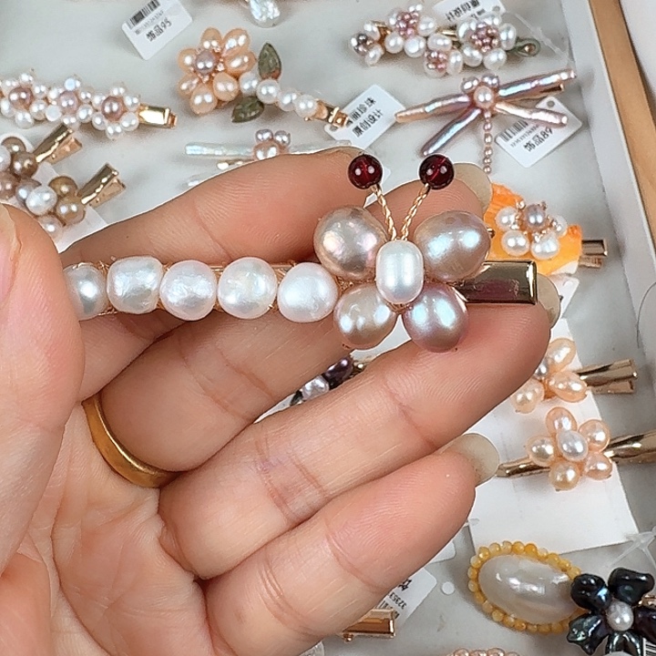 淡水珍珠未镶嵌发饰