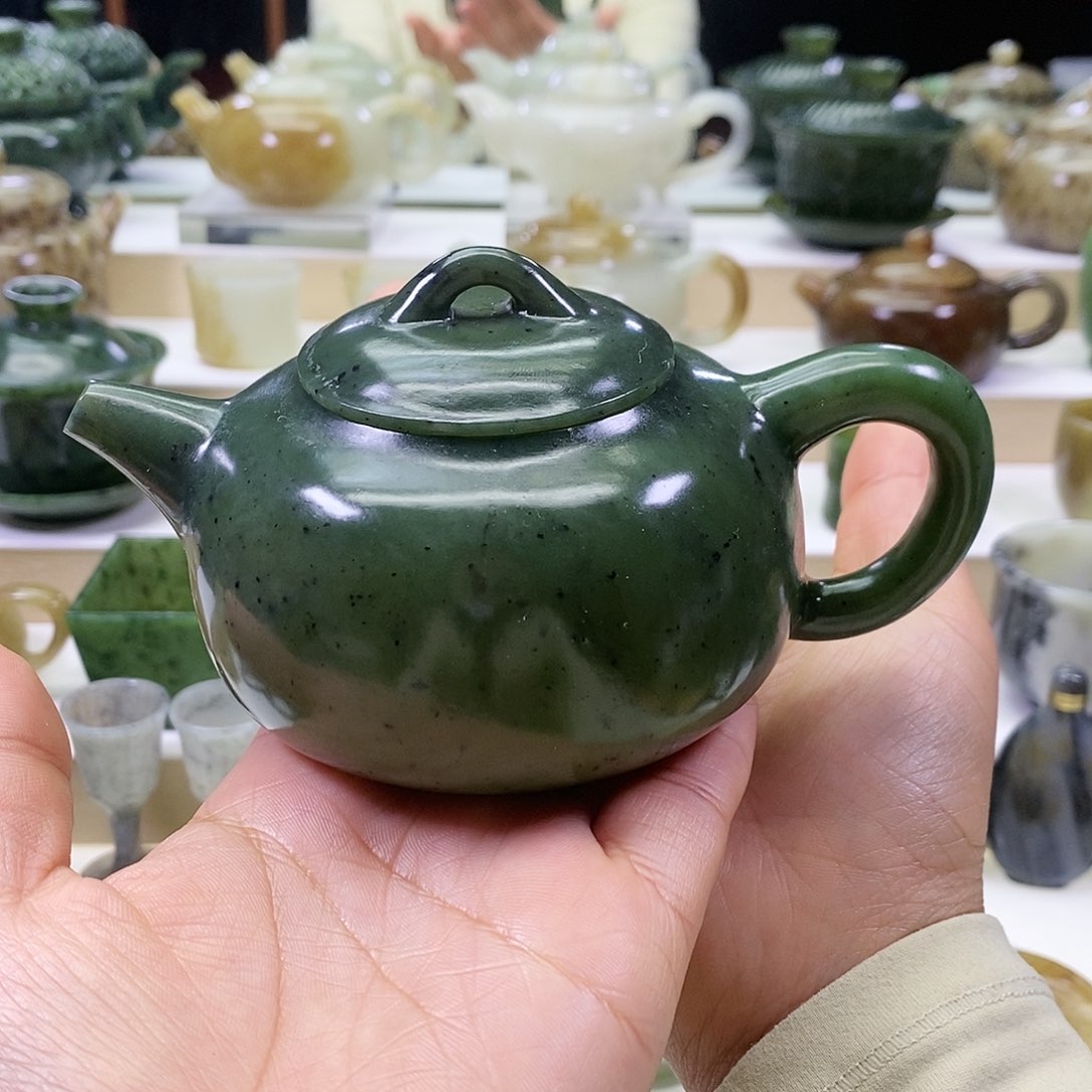 和田玉茶壶未镶嵌