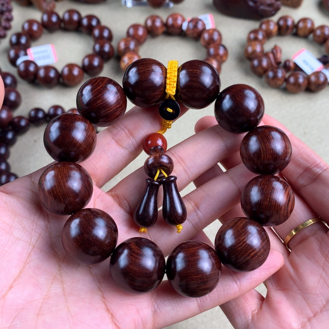 手串/手链黄花梨/降香黄檀海南黄花梨2.0紫油