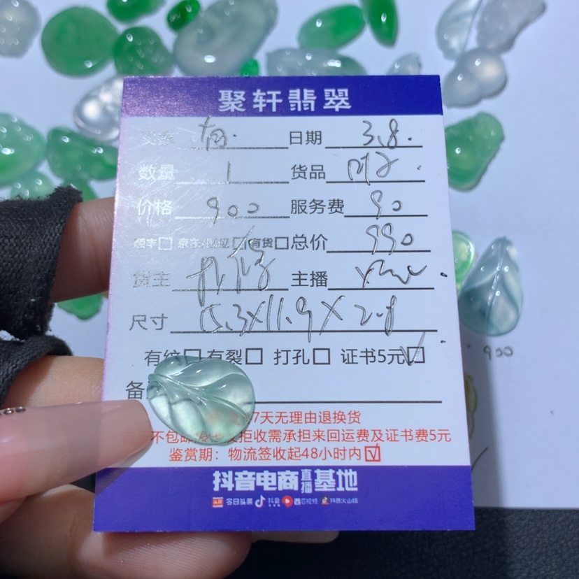 【闪购商品】翡翠颈饰未镶嵌有****?