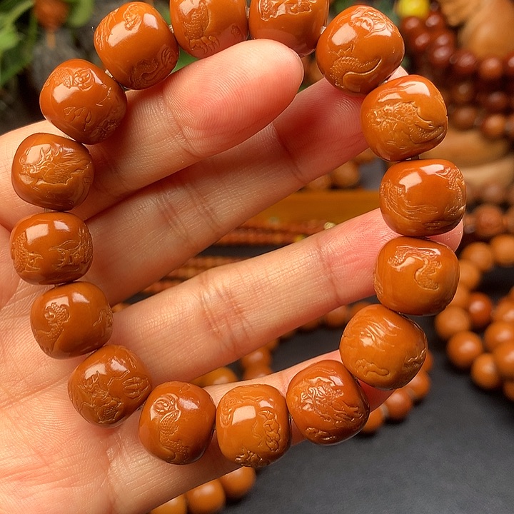 橄榄核手串/手链太****对老型龙14