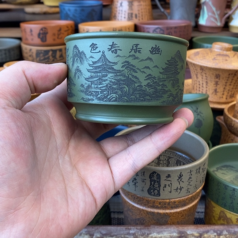 【闪购商品】紫砂杯子宜兴全手工紫砂杯