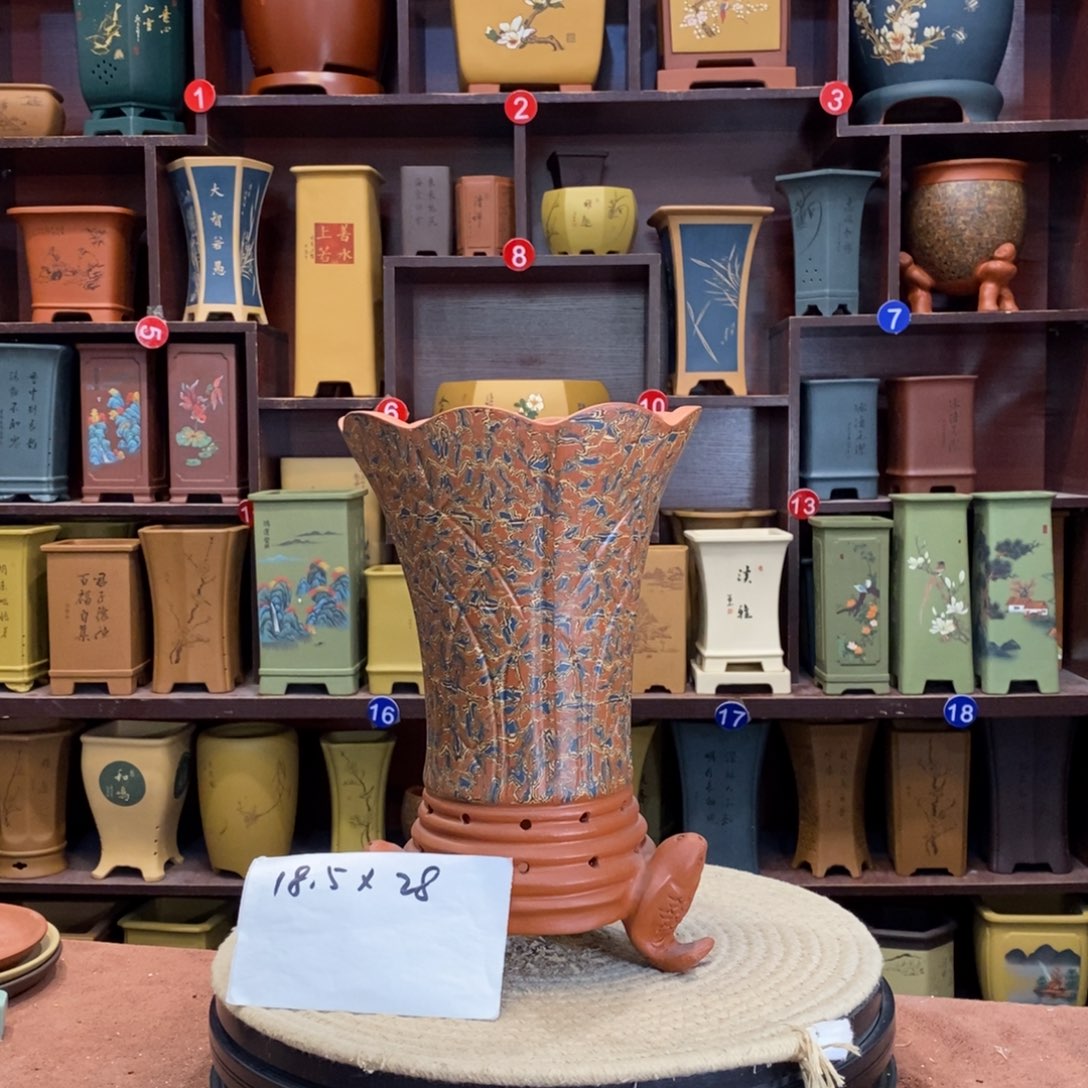 紫砂花盆紫砂艺术