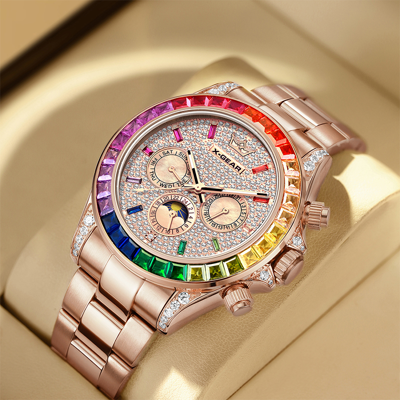 限量款地表最强彩虹迪玫瑰金色全球限量100只