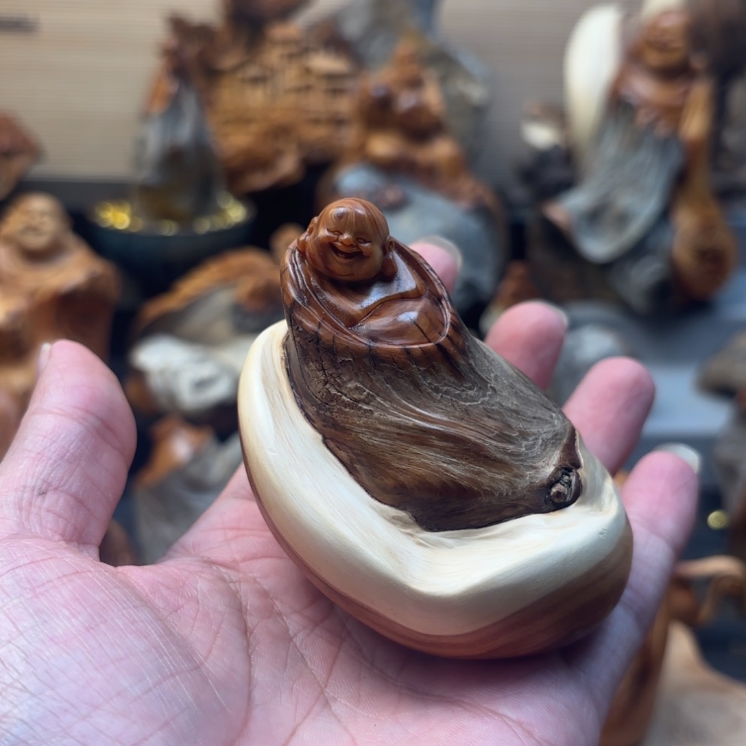 绿***林柏木太行崖柏手工雕刻