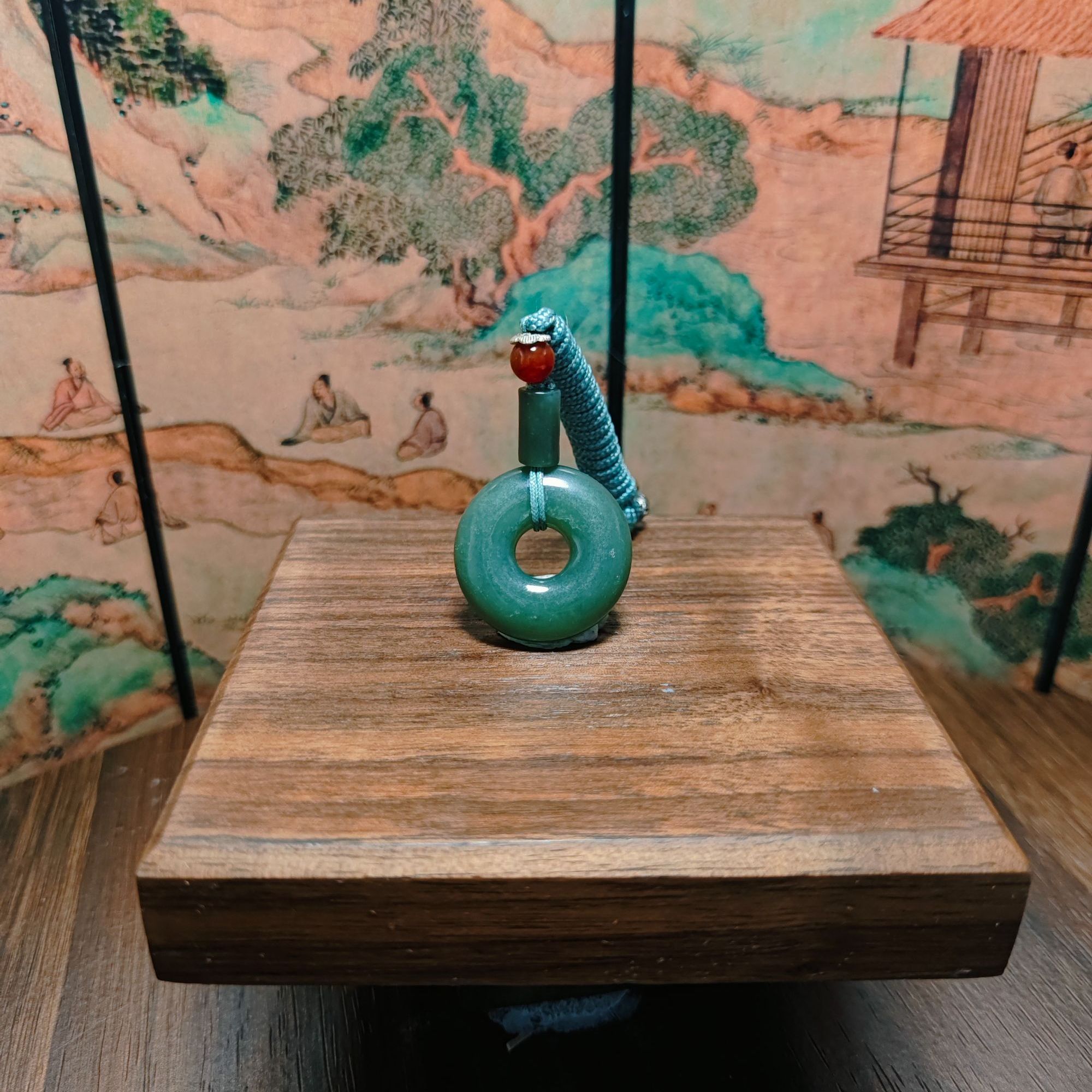 N和田玉平安扣吊坠0966