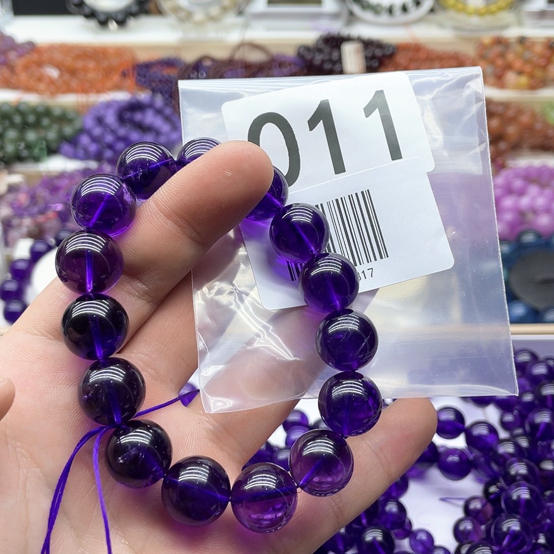 水晶手链未镶嵌：*木天然