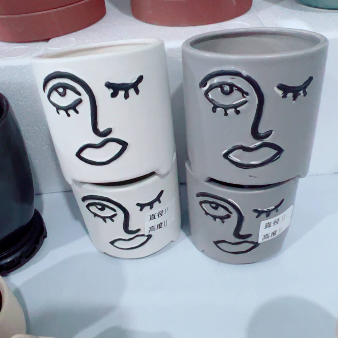 有孔陶瓷花盆，满10米包邮发货