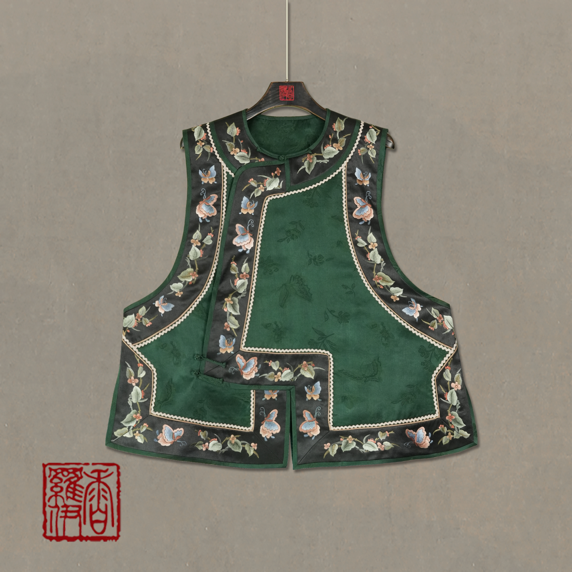 【青环】传统中式汉服绣花马夹