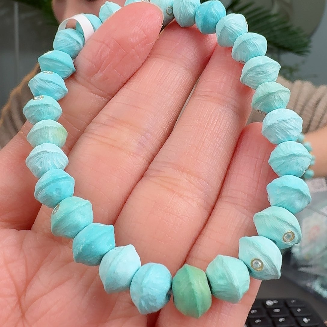 绿松石珠宝奇石未镶嵌