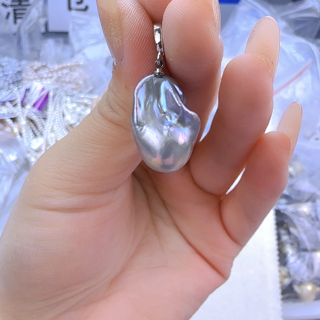 未镶嵌项链定制940淡水珍珠