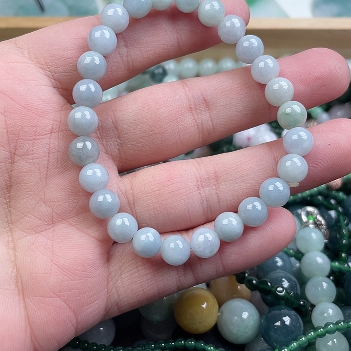 翡翠未镶嵌颈饰76