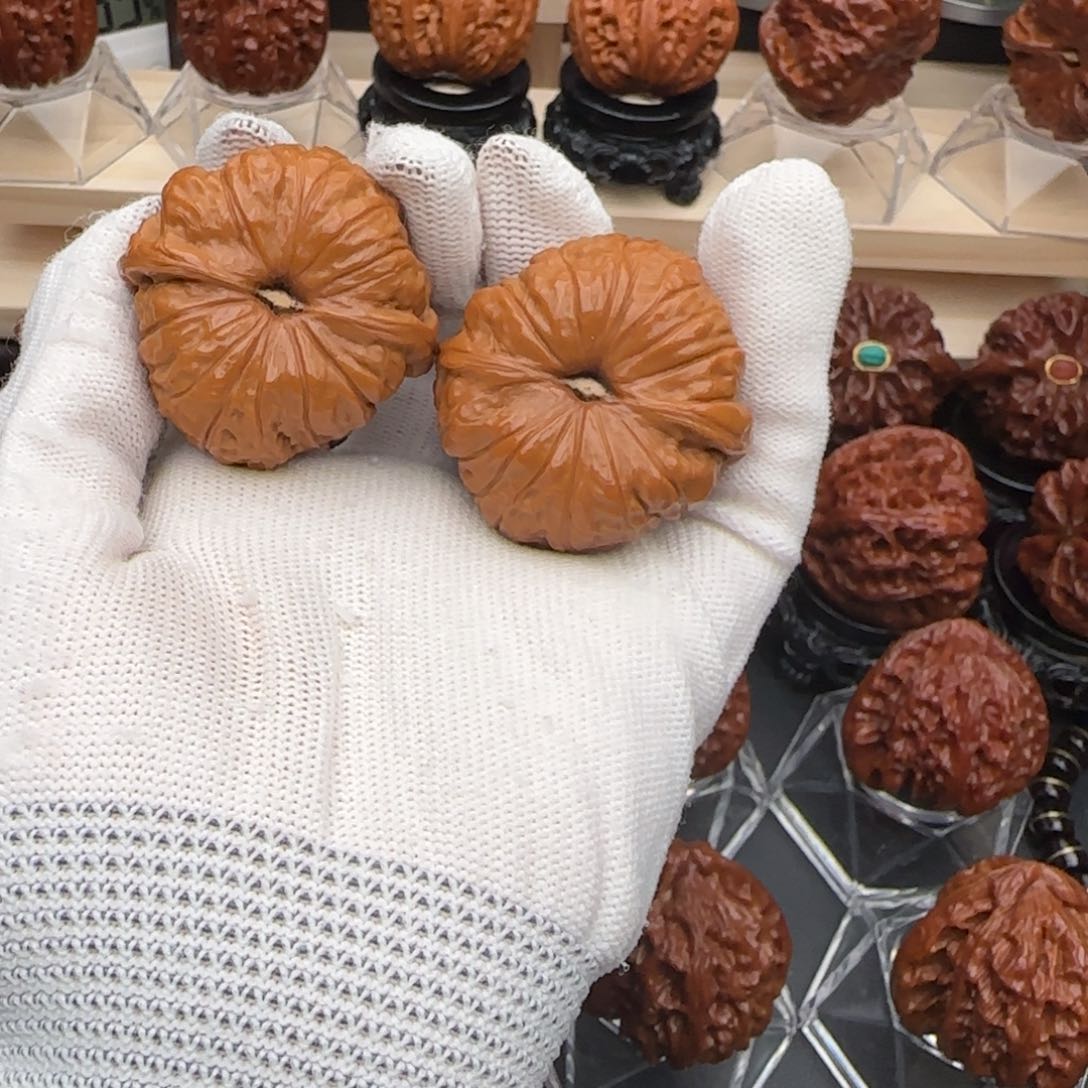 文玩核桃吊坠41.5全品南瓜墩