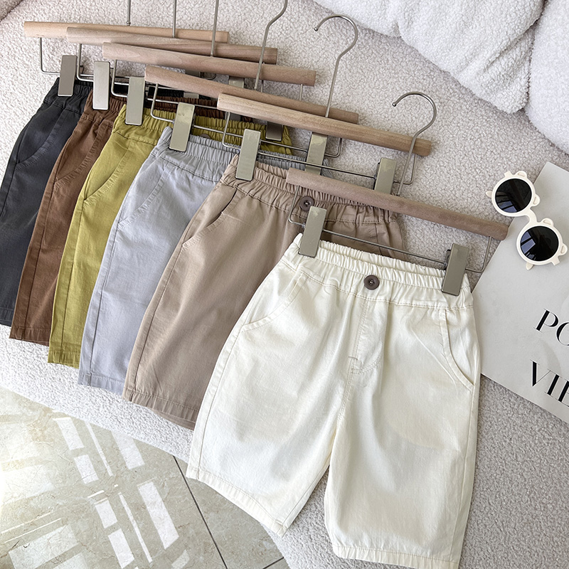 儿童夏季休闲七分裤【有弹性】薄款裤子宝宝空调裤中裤男宝防蚊裤