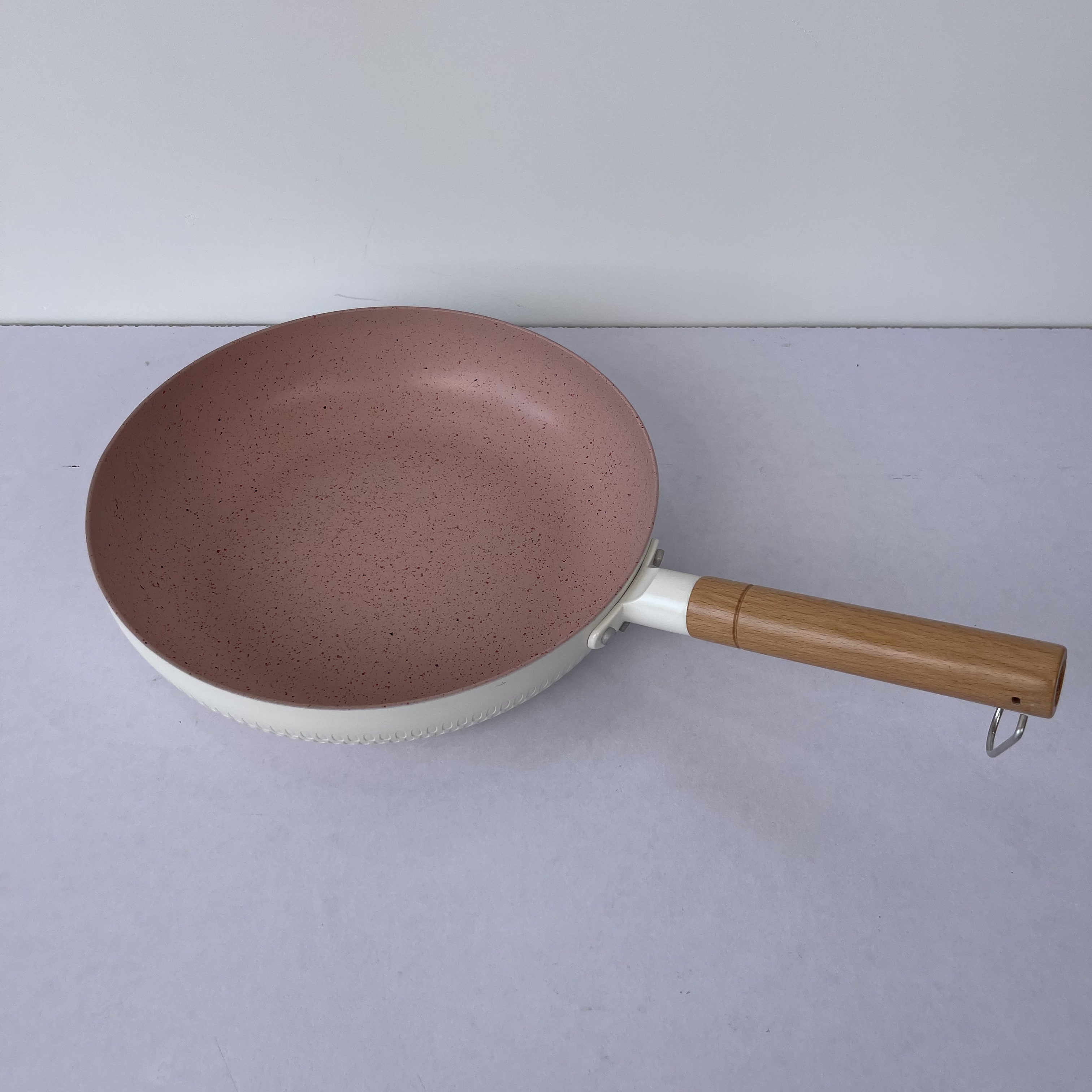 不粘锅家用多功能粉色平底锅F2