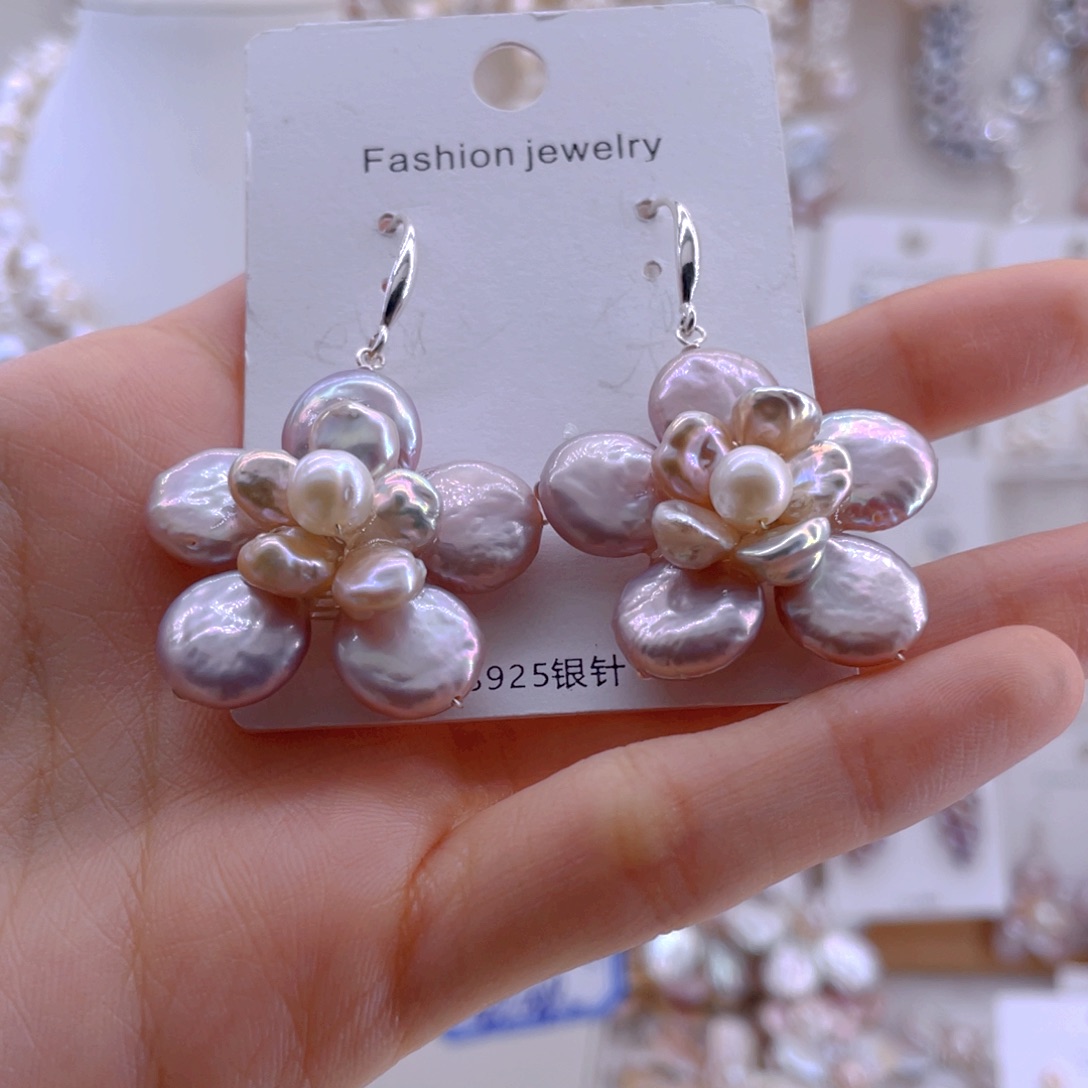 未镶嵌耳饰淡水珍珠